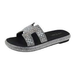 12 Bulk Women's H Strap Rhinestone Sandal 12 P/c...... (6-10)