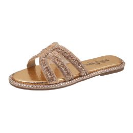 12 Bulk Women's Rhinestone Slide 12 P/c.... (6-10)