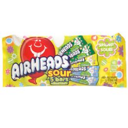 144 Bulk Airheads Springy Sour 5 Bar Packs Counter Display
