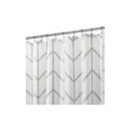 36 Bulk Shower Curtain/liner 72x72 Herringbone Gray Polyester No Online Sales