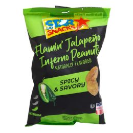 36 Bulk Nuts Flamin Jalapeno Inferno Peanuts 5oz