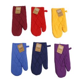 72 Bulk Oven Mitt 7x11 Assorted Random Colors