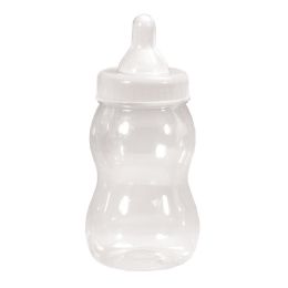 48 Bulk Plastic Baby Bottle 11" - White