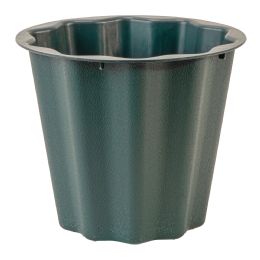 36 Bulk Plastic Floral Container 7" - Dark Green