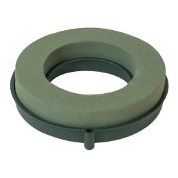 36 Bulk Floral Foam Ring With Plastic Base 6" 2pc/pack