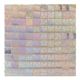 24 Bulk Square Clear Frame Spangle Wall Décor - Glitter Holographic