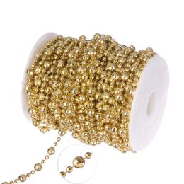 12 Bulk 4mm And 8mm Octagon Ball Rolls 22yds - Gold