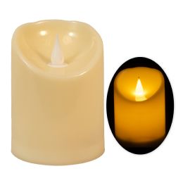 72 Bulk Led Flameless Flickering Candle 4"