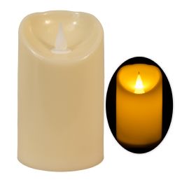 72 Bulk Led Flameless Flickering Candle 5"