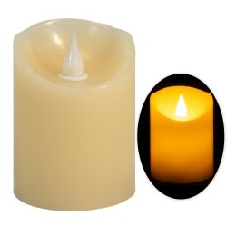 36 Bulk Led Flameless Flickering Wax Candle 4"