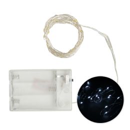 48 Bulk 20 Led Fairy String Light With Timer - White