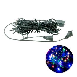 24 Bulk 100 Led Green Wire String Light With Connector - Multicolor