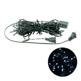 24 Bulk 100 Led Green Wire String Light With Connector - White