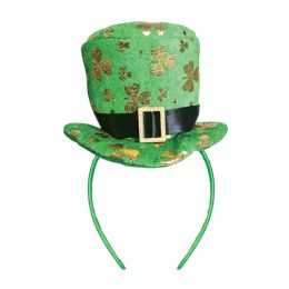 96 Bulk Leprechaun Top Hat Headband