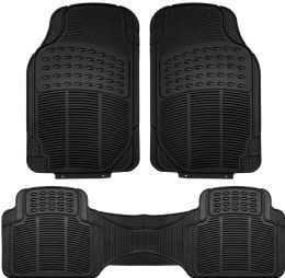 4 Bulk Car Mat Heavy Duty Deluxe 3 Pcs Black