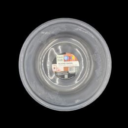 48 Bulk Plastic Basin Rd 10l Clear