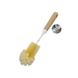 48 Bulk Bottle Brush W/ Wooden Handle