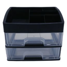 2 Bulk Organizer 2 Drawers - Black