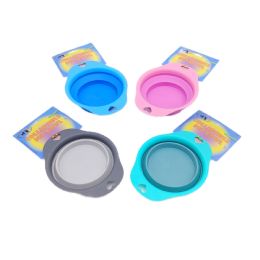 24 Bulk Collapsible Pet Bowl Round