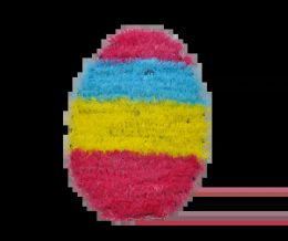 24 Bulk 12-inch X 8.5-inch Tinsel Easter Egg Decoration