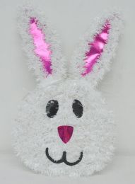 36 Bulk 11-inch Rabbit Tinsel Easter Decoration