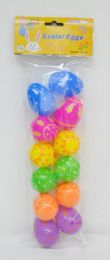 48 Bulk 12pcs Fillable Easter EggS-Plastic Easter Eggs