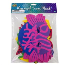 20 Bulk Kid Fun 12 Pack Mermaid Foam Mask