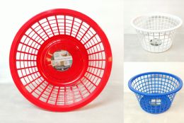 36 Bulk Laundry Basket 1 Bushel Asst Color