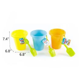 96 Bulk 7.4" 2pc Beach Bucket Set