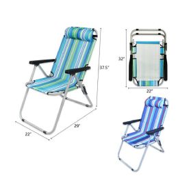 6 Bulk 22"x29"x37.5" Beach Chair