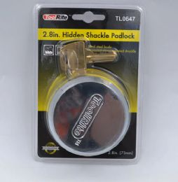 12 Bulk 2.8" Hidden Shackle Steel Lock