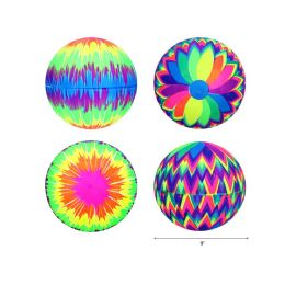 144 Bulk 9" 70g Tye Dye Inflable Ball