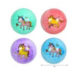 144 Bulk 9" 70g Unicorn Inflable Ball