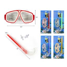 36 Bulk 14"snokle W/ Goggle Set