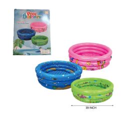 12 Bulk 100cm Circlle Water Pool (pink/blue/green )