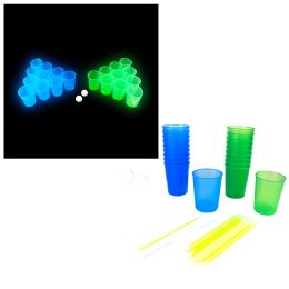 24 Bulk Glow Stick Pong Set