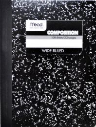 24 Bulk Mead Composition Notebook Wide Ruled