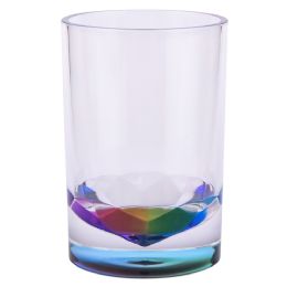 144 Bulk XxX- Rainbow Bottom Acrylic Shot Glass 3 Oz. 144/25