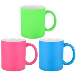 36 Bulk XxX- Neon Ceramic Mug (3 Asst.) 11 Oz. 36/29