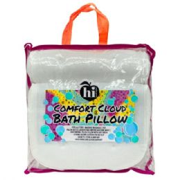 6 Bulk Hi Peach Layne Comfort Cloud Bath Pillow In White
