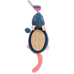 6 Bulk Plush Cat Scratching Pad With Sisal Center And Teaser Tail