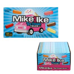 24 Bulk Mike & Ike Ice Cream Truck Mix 4.25 Oz Theater Box In Counter Display