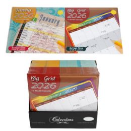 36 Bulk Calendar Wall 2027/16 Month Big Grid/family Pdq