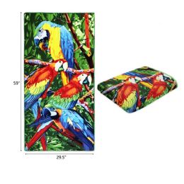 48 Bulk 30-inchx60-inch Parrot Beach Towel