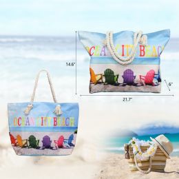 48 Bulk 22" X 15" Ocean City Beach Bag