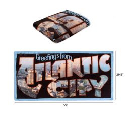 48 Bulk 30-inchX60-inch BEACH TOWEL ATLANTIC CITY