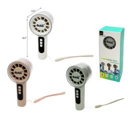 48 Bulk 6.3" Usb Rechargable Hand Fan