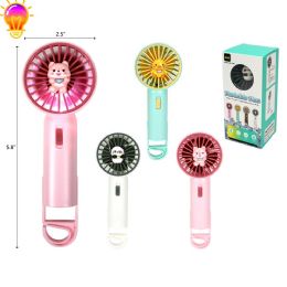 48 Bulk 5.8" RECHARGABLE HAND FAN