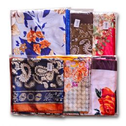 36 Bulk Satin Bandana Head Wrap