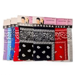 120 Bulk Cotton Paisley Bandana